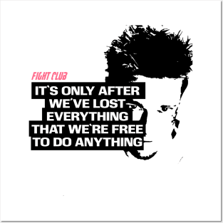 Tyler durden quote Posters and Art